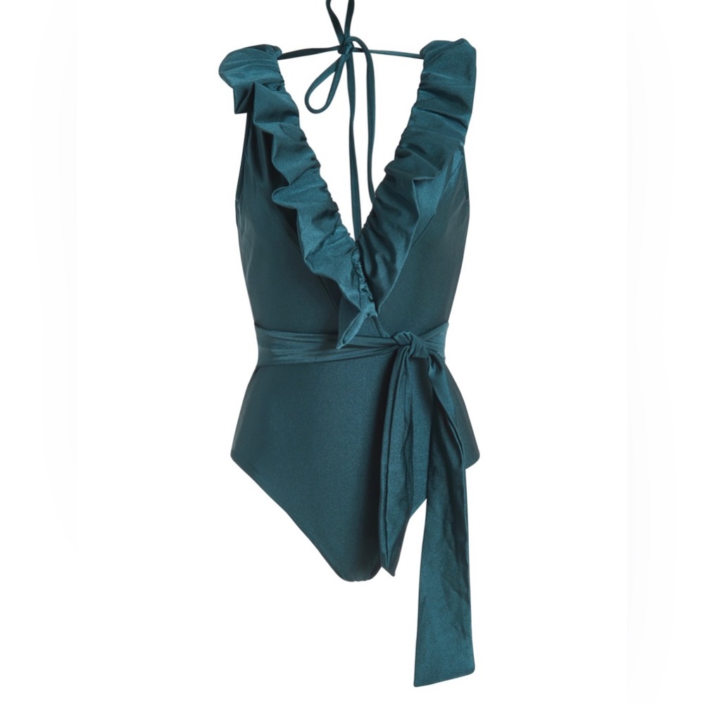 PatBo swimsuit. Brand new with tags beautiful Pat Bo emerald swimsuit